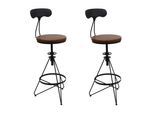 BARHOCKER Schwarz 2er-Set