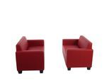 SOFA-GARNITUR Rot