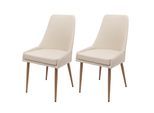 ESSZIMMERSTUHL Beige 2er-Set