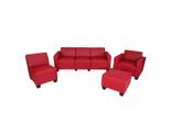 COUCH-GARNITUR Rot