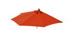 ERSATZ-BEZUG SONNENSCHIRM HALBRUND Orange