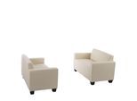 SOFA-GARNITUR Cremeweiß