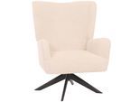 LOUNGE-SESSEL Creme