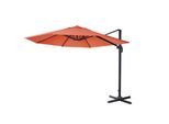 AMPELSCHIRM I RUND Orange 300/300 cm