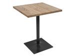 BISTROTISCH eckig Braun