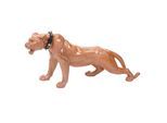 DEKO FIGUR PANTHER MIT HALSBAND Braun