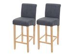 BARHOCKER Grau 2er-Set