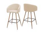 BARHOCKER Beige 2er-Set