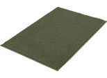 Badematte KLEINE WOLKE "Kansas" Gr. 4, grün (olivgrün), H:15mm, Baumwolle, Badematten, Badematte, Badteppich, Uni Farben, reine Baumwolle, waschbar