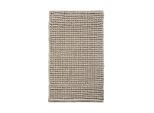 Aquanova Badteppich Axel, Creme, Textil, Uni, rechteckig, 60x100 cm, für Fußbodenheizung geeignet, rutschfest, Badtextilien, Badematten