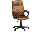Livetastic Drehstuhl, Bronze, Metall, Kunststoff, Textil, Drehkreuz, 61x110x59 cm, inklusive Armlehnen, Arbeitszimmer, Bürostühle, Drehstühle