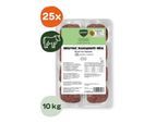 BARFER'S Würfel: Komplett-Mix Rind für Katzen 25x400 g