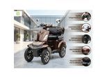 E-Seniorenmobil MAXXI 4.0 - Blei Akku - 1000W - 25 km/h - BRAUN