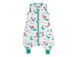 Babyschlafsack SCHLUMMERSACK "Schlafsack mit Füßen 0.5 Tog" Gr. 90, grün (meerjungfrau), Schlafsäcke, Baby, L: 90cm, Obermaterial: 50% Baumwolle CO(Bio). 50% Viskose CV., L:90cm