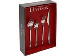 Besteck-Set PINTINOX "Florence", silber (edelstahlfarben), 24 Stk., Edelstahl 18/10, Essbesteck-Sets, spülmaschinengeeignet