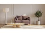 BRUNO Schlafsofa 120cm in Braun | Flow | stabiles Massivholz & Boxspringkomfort