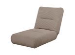 Livetastic Schlafsessel Luna, Braun, Textil, 81x88x160 cm, Bsci, Liegefunktion, Wohnzimmer, Sessel, Schlafsessel