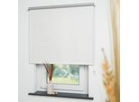 Seitenzugrollo LIEDECO "Thermo-Rollo" Gr. 5, beige (leinen), B:112cm H:180cm, Polyester, Rollos, Seitenzugrollo, Topseller