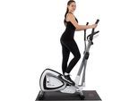 Crosstrainer-Ergometer "CT 1000 (mit/ohne Unterlegmatte)" Gr. 2, weiß, MOTIVE FITNESS BY U.N.O., Crosstrainer, mit Unterlegmatte, Crosstrainer-Ergometer, 120 kg max. Benutzergewicht, 24 Widerstandsstufen, B:62cm H:146cm L:119cm