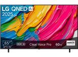 LG QNED-Fernseher "65QNED80A6A", Energieeffizienz: E, schwarz, 65, Fernseher, QNED-Fernseher