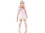 tectake® Frauenkostüm sexy Zombie Krankenschwester