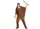 tectake® Herrenkostüm Indianer wilder Hengst Henry