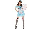 tectake® Frauenkostüm sexy Mrs. Wonderland