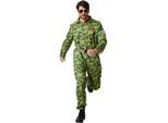 tectake® Herrenkostüm Air Force Pilot Camouflage