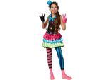 tectake® Mädchenkostüm Crazy New Wave Clown