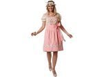 tectake® Frauenkostüm Mini-Dirndl Herrenchiemsee Modell 1