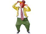 tectake® Herrenkostüm opulenter Clown Pepe