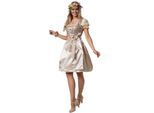 tectake® Frauenkostüm Mini-Dirndl Burgau Modell 1