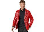 tectake® Pailletten-Jackett Herren