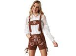 tectake® Lederhose Ammersee