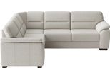 Ecksofa SIT & MORE "Montego L-Form, B: 255 cm", beige (nature), B:255cm H:88cm T:225cm, 100% Polyester, Sofas, Ecksofa, wahlweise mit Bettfunktion und Schubkasten