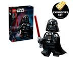 Konstruktionsspielsteine LEGO "Große Darth-Vader-Minifigur, 28 cm (75461), LEGO Star Wars", schwarz, Spielbausteine, Kinder, Kunststoff, Konstruktionsspielsteine, Made in Europe