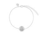 Silberarmband TOM TAILOR, silberfarben, weiß, weiß, Armbänder, Damen, 20cm, Silber 925 (Sterlingsilber), Silberarmband, mit Zirkonia (synth.)