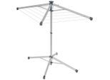 Leifheit Wäschespinne Lino Popup 82500, Anthrazit, Silber, Metall, 110x95x110 cm, Haushaltsreinigung, Wäschepflege, Wäscheständer