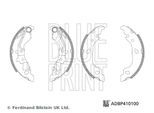 BLUE PRINT Bremsbackensatz adbp410100 Hinterachse für Fiat