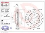 BREMBO Bremsscheibe 09a8681x 294mm 28mm für Fiat MITSUBISHI