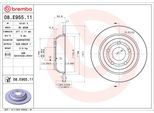 BREMBO Bremsscheibe 08e95511 271mm 11mm für Ford