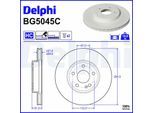 DELPHI Bremsscheibe bg5045c 295mm 24mm für Mercedes BEIJING BENZ (BBDC)