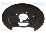 TRISCAN Spritzblech, Bremsscheibe 812528205 Hinterachse links für Peugeot