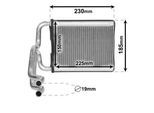 VAN WEZEL Wärmetauscher, Innenraumheizung 82006313 für HYUNDAI