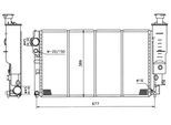 NRF Kühler, Motorkühlung 50401 für Peugeot