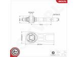 ESEN SKV Lagerung, Motor 75skv433 hinten für Chrysler