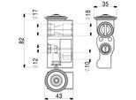MAHLE Expansionsventil, Klimaanlage BEHR HELLA SERVICE *** PREMIUM LINE ave2000p für RENAULT SMART