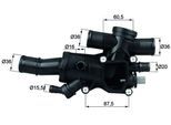 MAHLE Thermostat, Kühlmittel th4483 für Ford Volvo Peugeot Citroën/Peugeot ASIA & OCEANIA