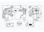 MAGNETI MARELLI Wischermotor 064070900010 hinten für Opel GM Citroën/Peugeot