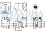 NISSENS Drosselklappenstutzen 955058 für VW